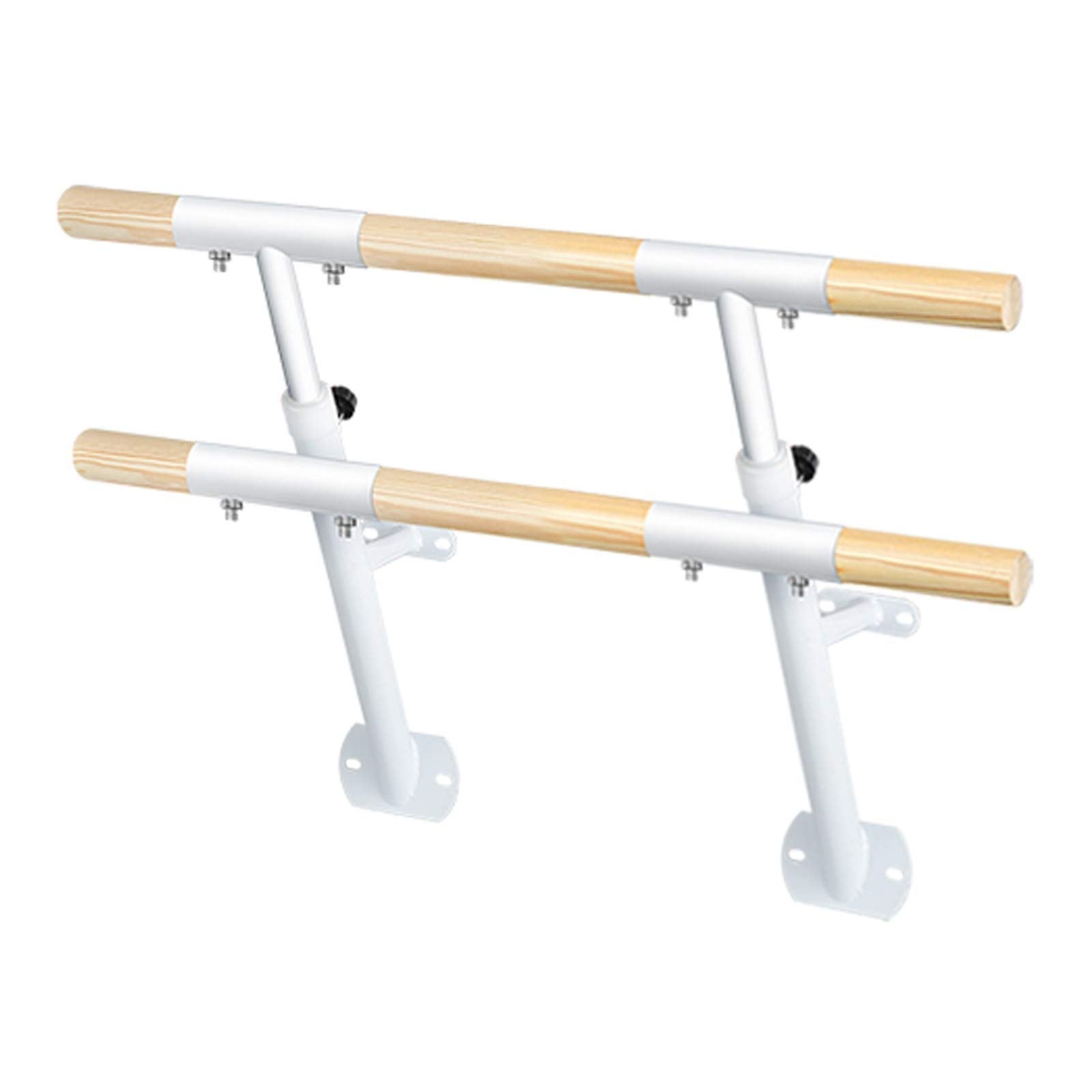 Ballet Barre Bar, Family Wall-Mounted Gym Solid Wood Exercise Equipment, Height Adjustable Dance Stick for Children and Adults