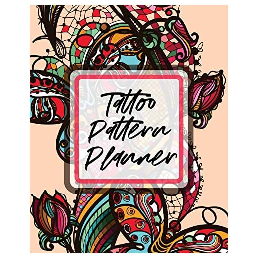 Tattoo Pattern Planner: Cultural Body Art | Doodle Design | Inked Sleeves | Traditional | Rose | Free Hand | Lettering