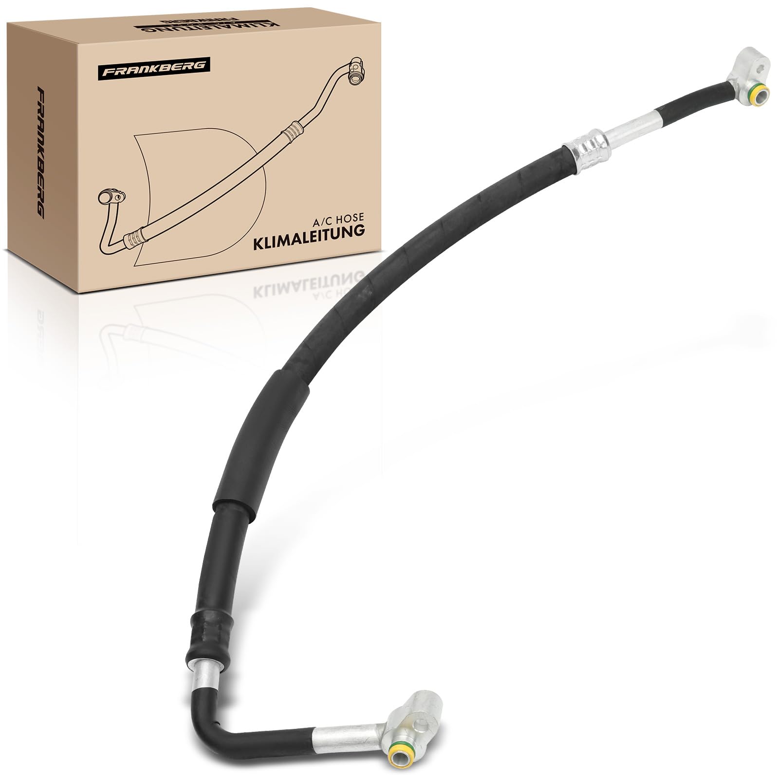 Frankberg Klimaleitung Klimaschlauch Kompatibel mit A4 800 1.9L 2000-2004 A4 8EC 1.9L 2004-2008 A4 Avant 800000 1.9L 2001-2004 A4 Avant 8ED 1.9L 2004-2008 Replace# 8E0260701BK