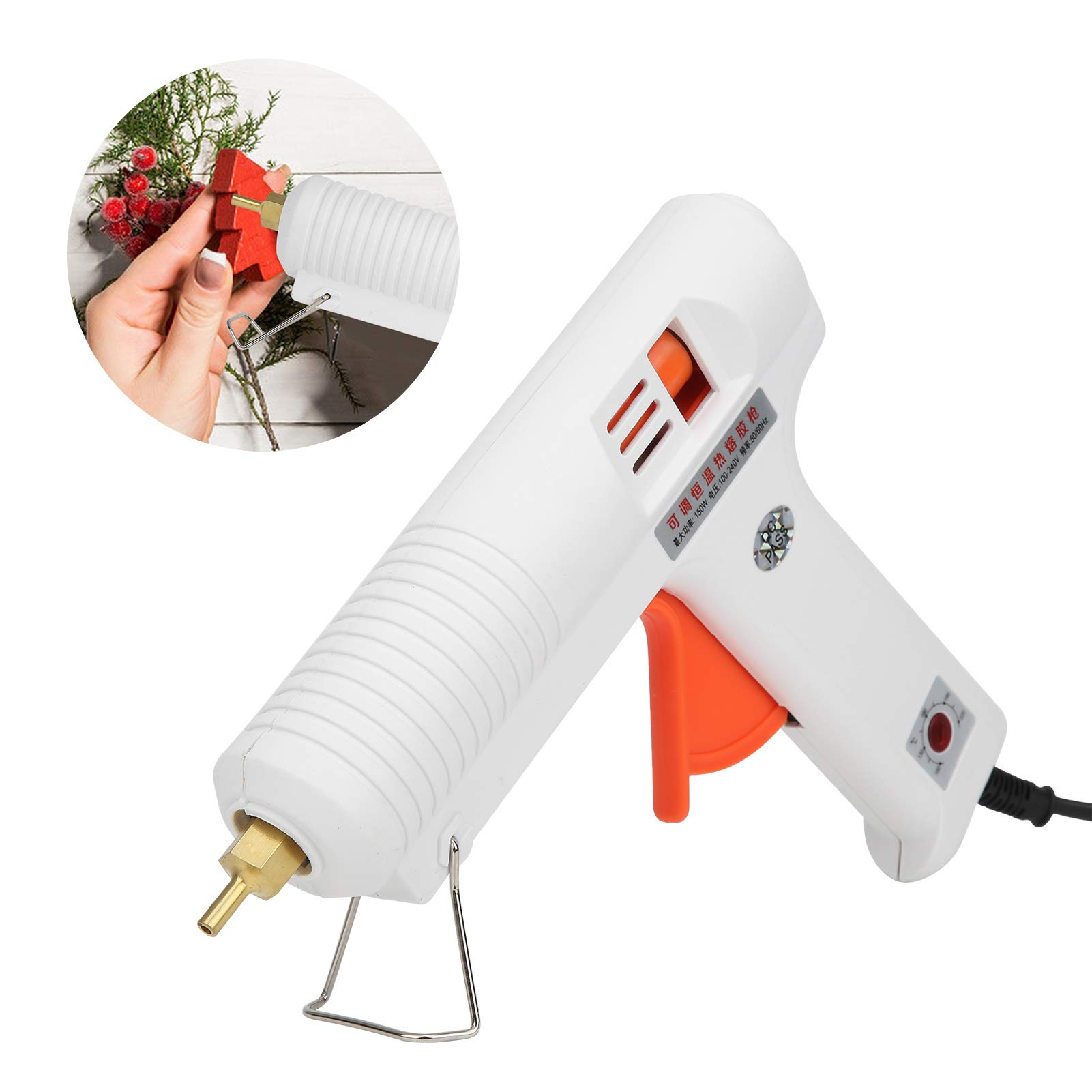 Hot Glue guns adjust Constant Temperature, Cordless Hot Glue guns and Fast Preheating Hot Glue Guns with Leakproof Technology for Crafts, personally constructed Crafts 150W AC100 240V (US)