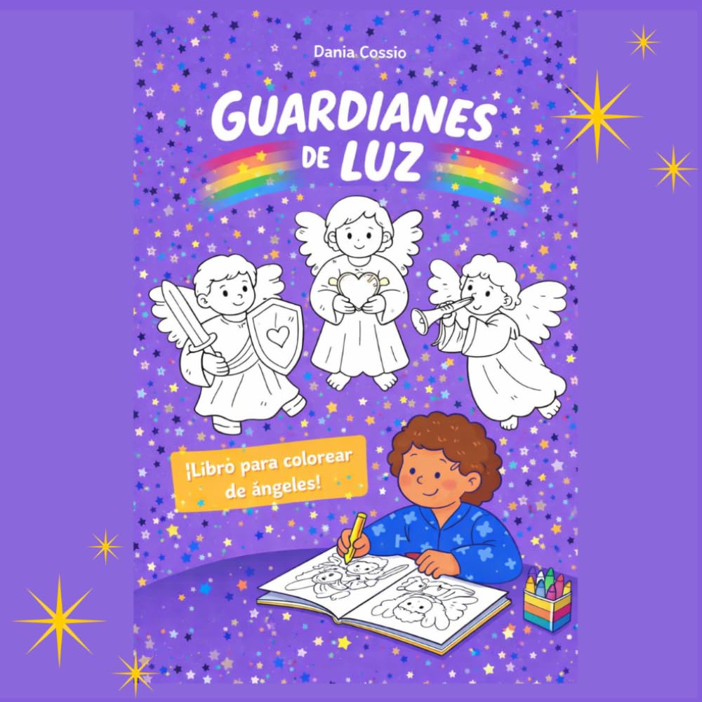 Guardianes de Luz: Libro para colorear y conectar con tus emociones