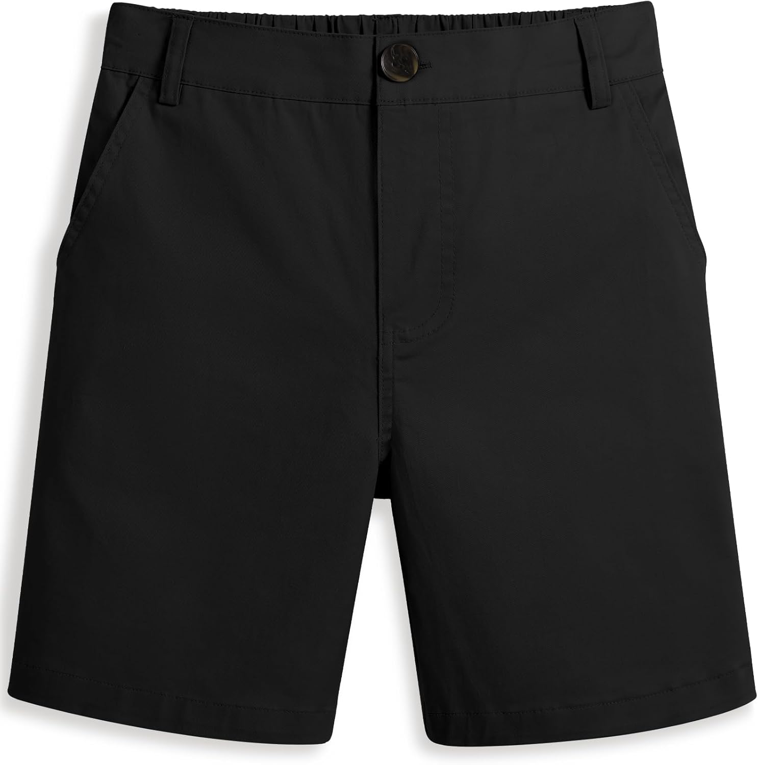 KEREDA Boys Uniform Shorts Elastic Waist Kids Golf Dress Preppy School Shorts with Pockets - Image 4