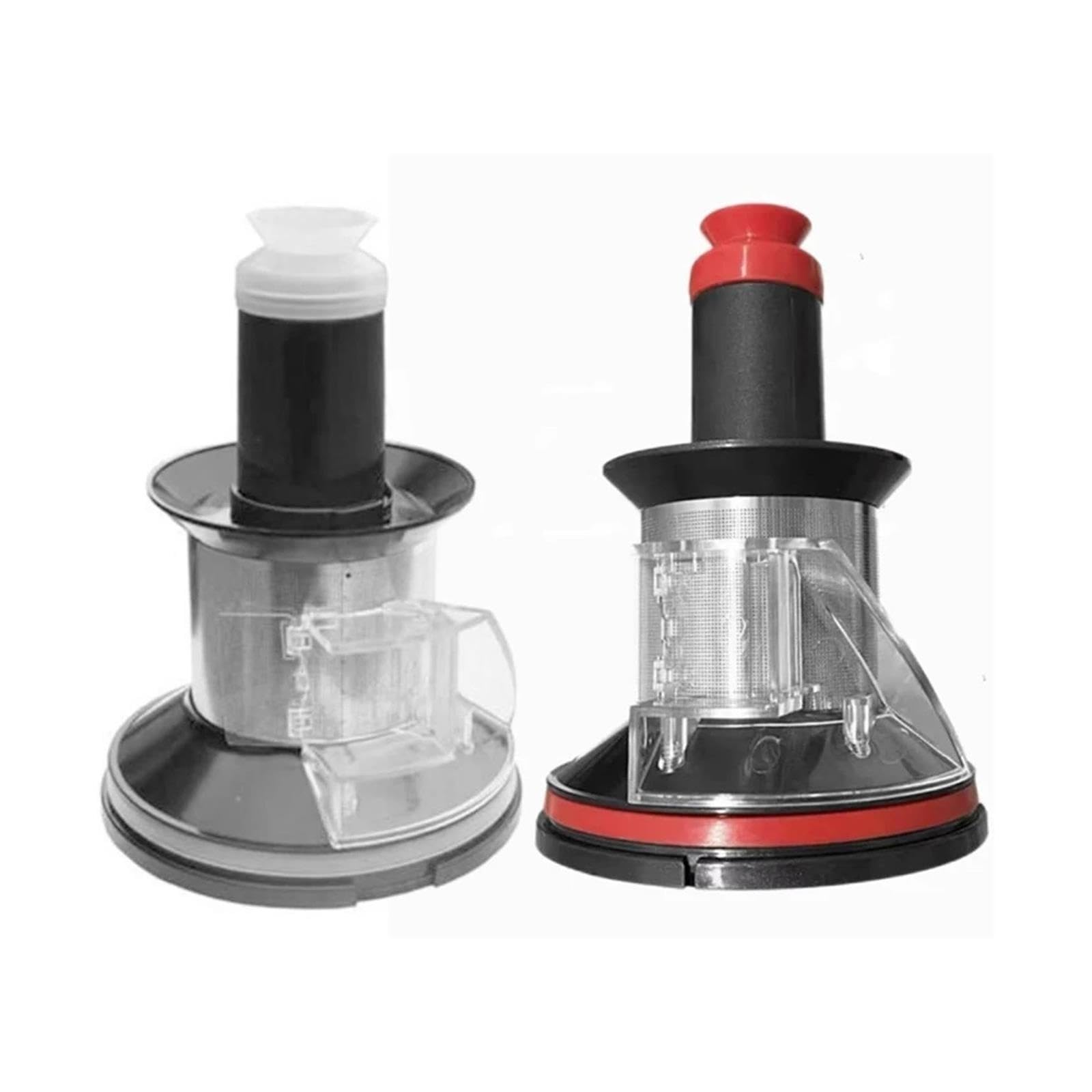 Accesorios de filtro y vaso for polvo lavables de repuesto, accesorio de repuesto for contenedor de polvo for aspiradora inalámbrico de mano Compatible con P10 P11(Red)