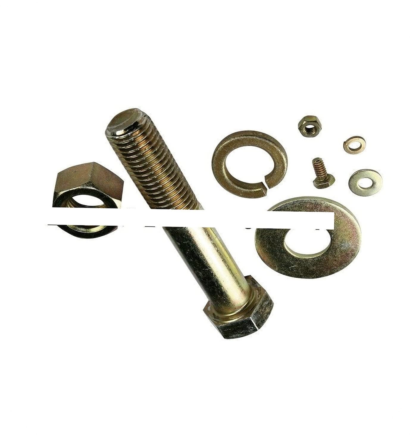 Grade 8 Hex Head Bolts, Nuts, Washers Coarse Thread SAE Assortment
