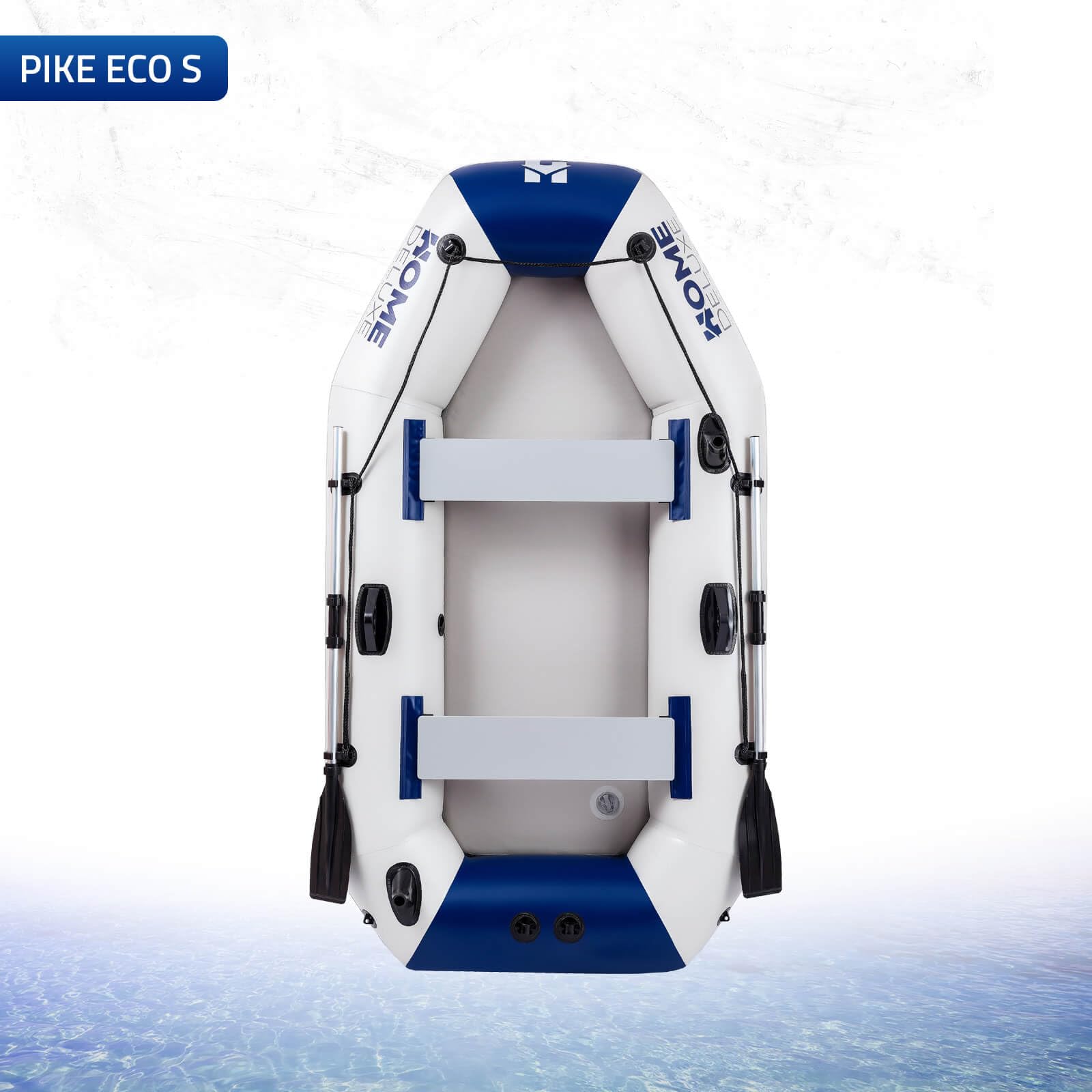 Home Deluxe - Embarcación neumática Pike Material: PVC Resistente I Embarcación Auxiliar, lancha motora, Barca de remos - selección de Variantes
