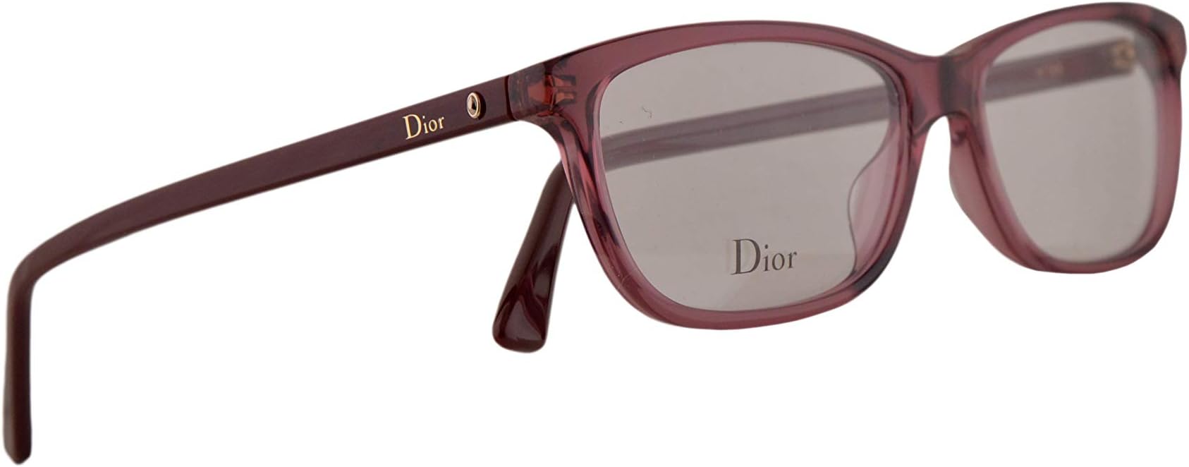 Christian Dior Montaigne n°56 Eyegl 51-14-145 Opal Burgundy w/Demo Clear Lens LHF 56 n56 Montaigne56