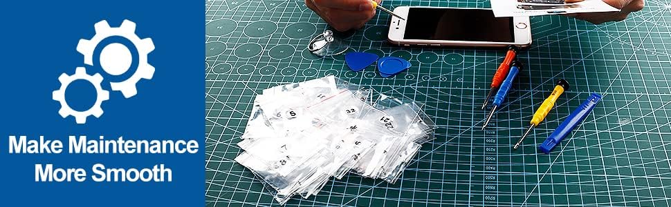 Miniatura 9 de Juego completo de tornillos con herramientas para iPhone 8 2017 A1905 A1863 4.7 pulgadas Kit de herramientas de reparación 4 destornilladores mapa
