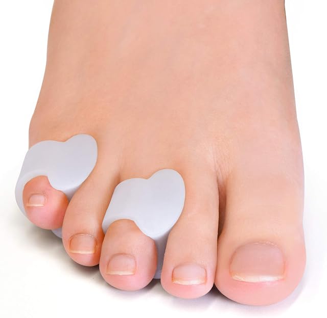 Welnove Gel Toe Separator, Pinky Toe Spacers, Little Toe Cushions for Preventing Rubbing & Relieve Pressure (Pack of 12)