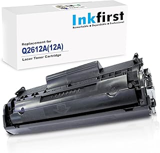 Inkfirst Compatible Toner Cartridge Replacement for HP Q2612A 12A Laserjet M1005 MFP M1319 M1319F 1010 1012 1018 1020 1022 1022N 1022NW 3015 3020 3030 3050 3052 3055