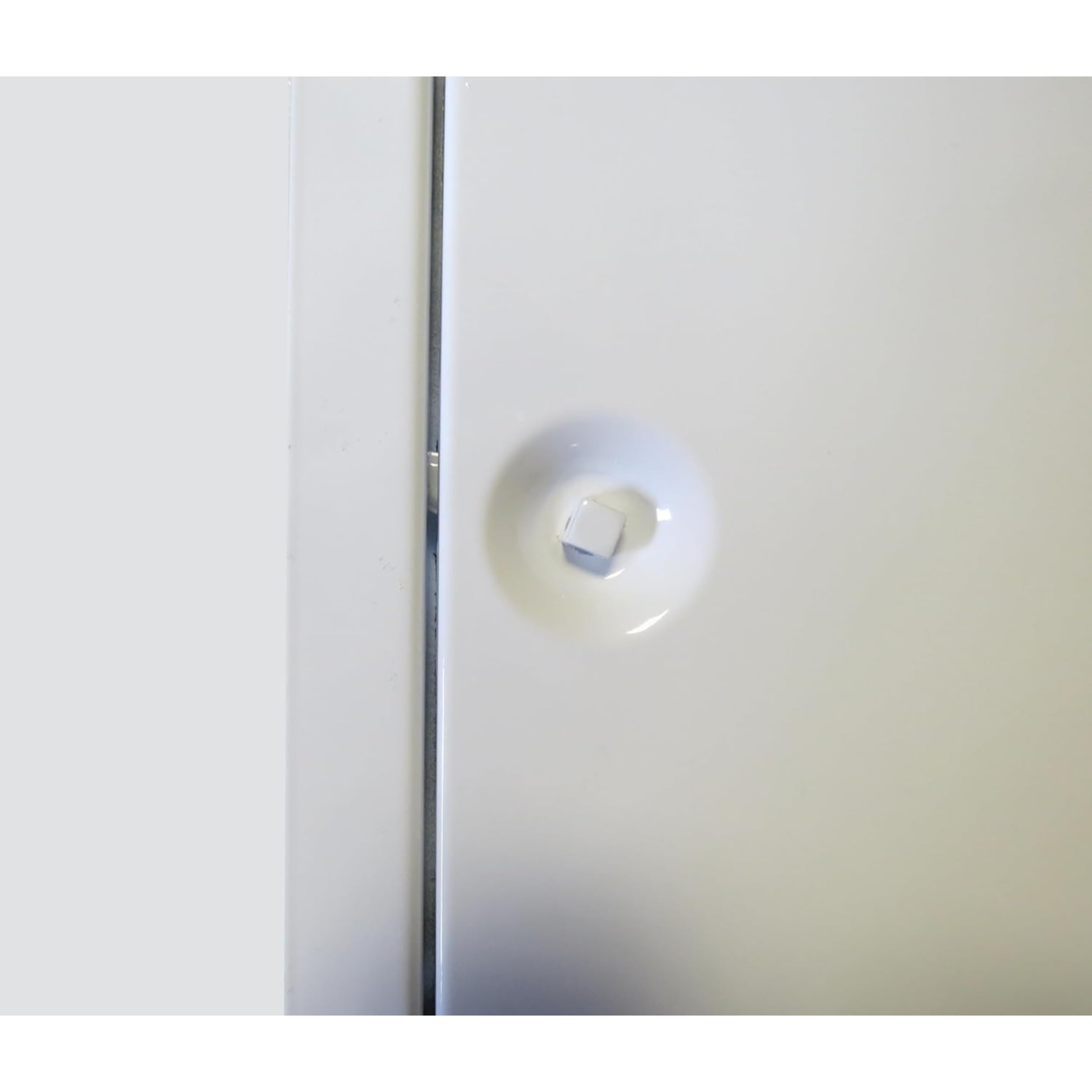 Revisionsklappe Softline 600 x 1000 mm weiß "The White Edition" mit Vierkantverschluss für Wand- oder Deckeneinbau