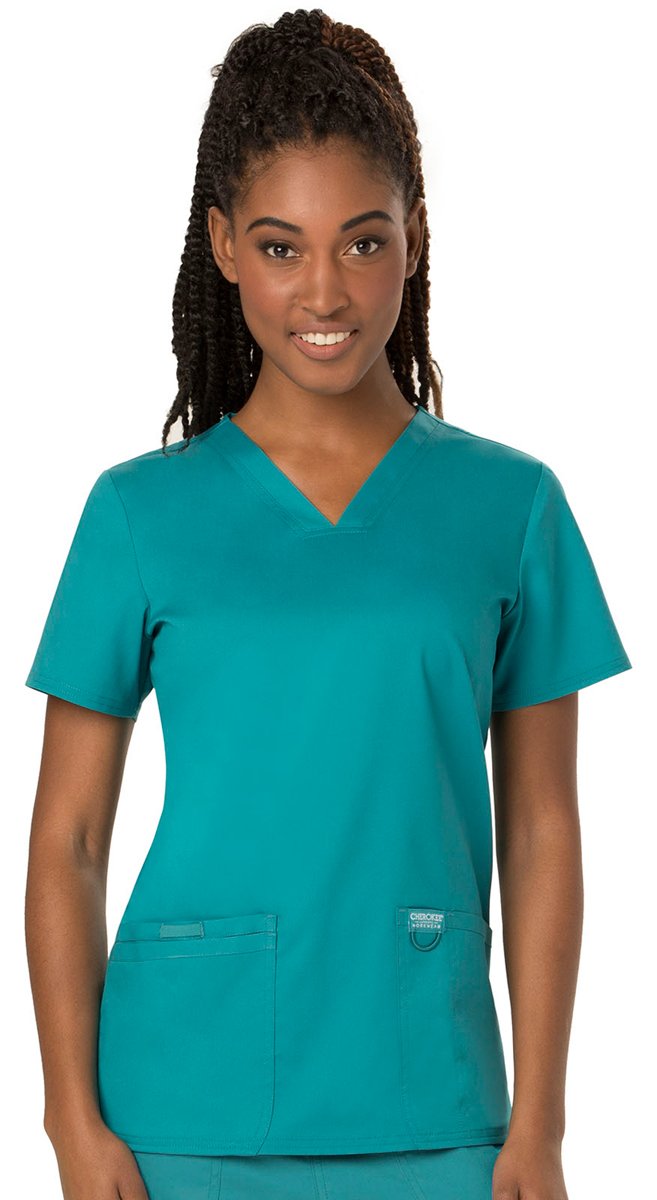 Workwear Revolution Women Scrubs Top V-Neck WW620