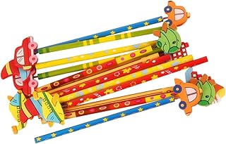 VILLCASE 12Pçs Lápis Para Crianças Lápis Para Crianças Lápis Para Desenho Lápis De Escrita Para Crianças Enchimento De Bolsa Lápis De Desenho Animado Equipamento De Escrita Presente