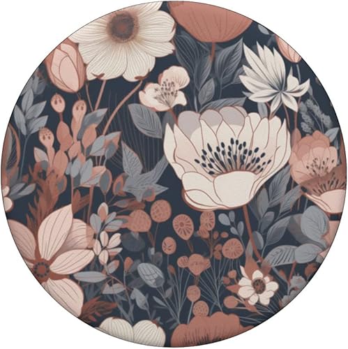 Miniatura 3 de PopSockets con estampado floral minimalista de flores silvestres estilo bohemio para mujer