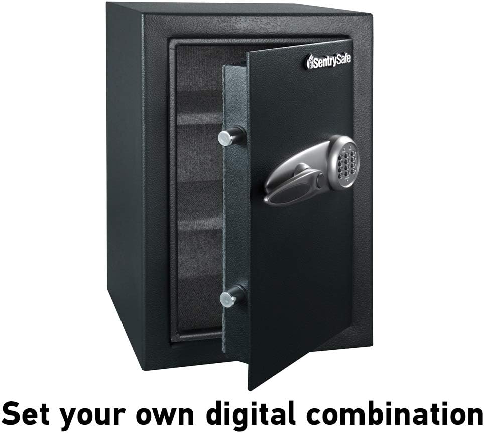 XX-Large Black Steel Digital Safe with Programmable Lock