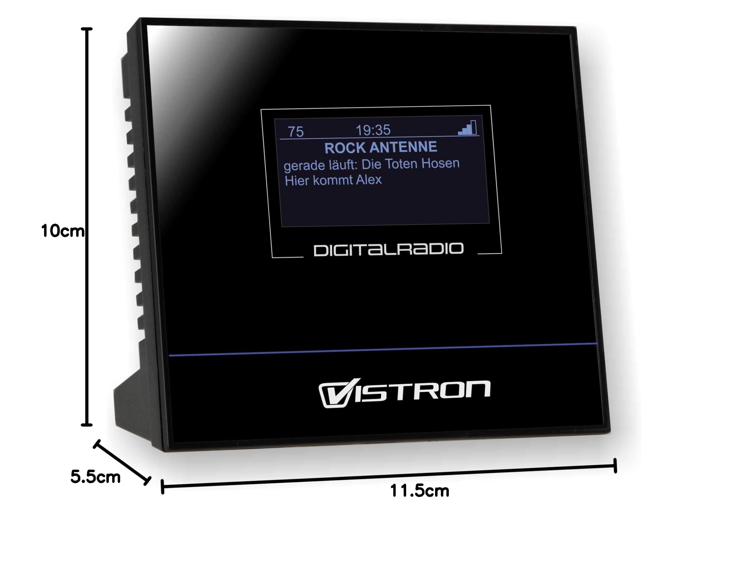 Vistron Youtune 2 DAB+ Radiotuner, digitaler DAB Radioadapter (HiFi Anlage + AV Receiver Erweiterung), FM/UKW Radio, Digitalradio (Youtune2)