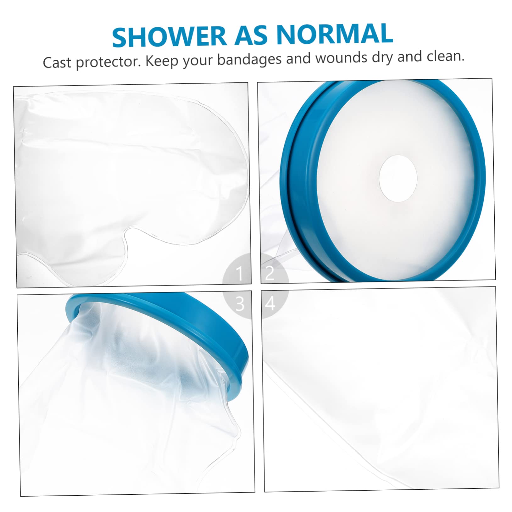 COLLBATH Bathing Waterproof Cover for Injured Hands Hands Cast Protector for Home Hospital