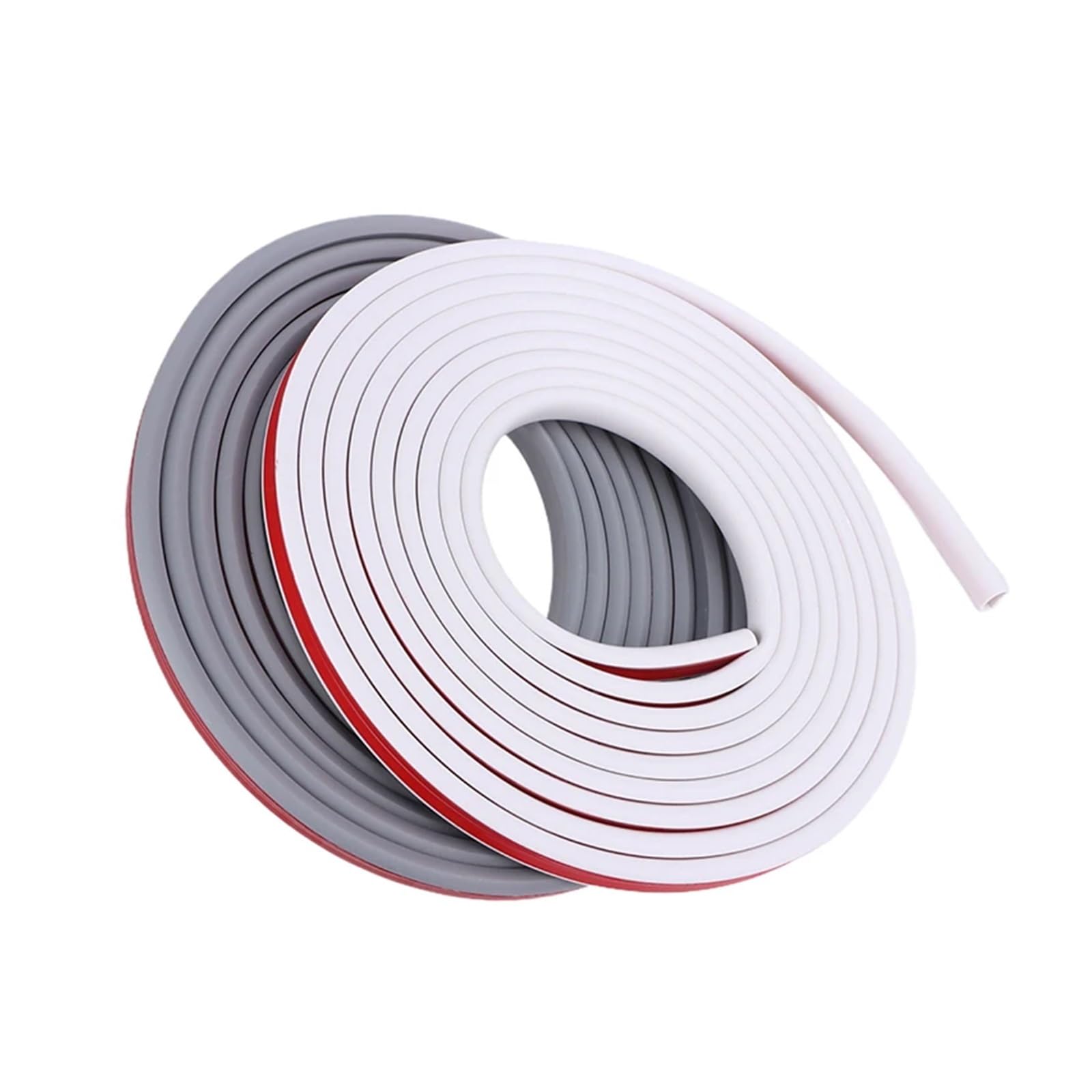 Canalina Passacavi Guaine di copertura for cavi da pavimento in PVC 3/5 metri Protezioni for flessibili for condutture elettriche Spegnicavi autoadesivi(5M Curved white)
