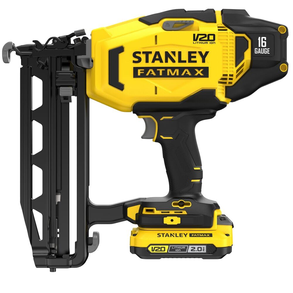 Stanley V20, cloueuse de finition sans fil, 18 V, 16 Ga, 60 J