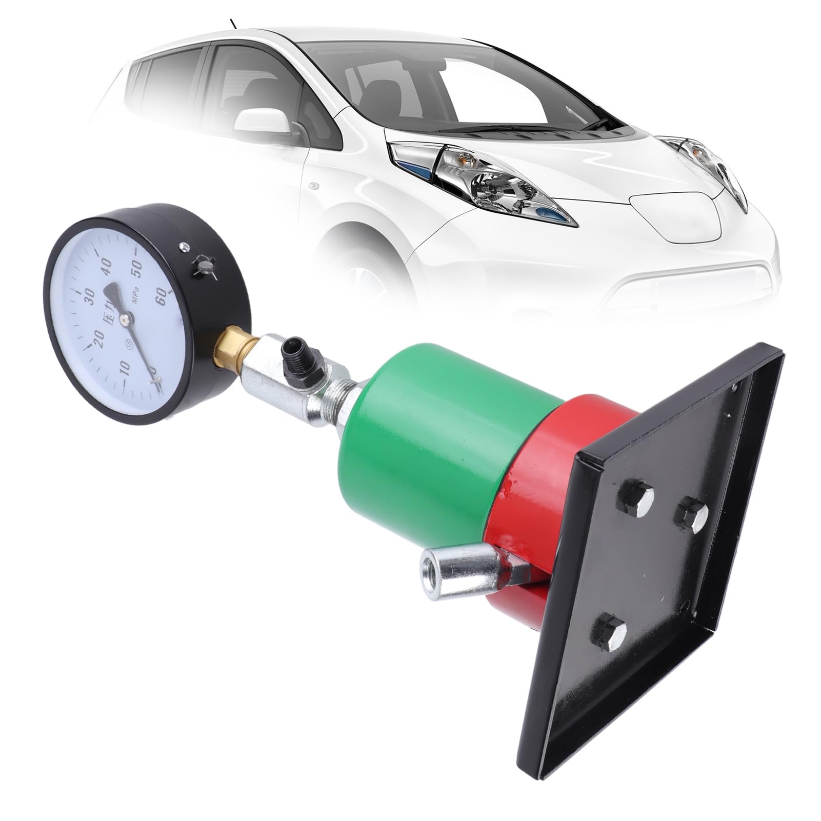 Probador de presión pop de boquilla de inyector diésel 0 60MPA M12x1 5MM Herramienta automotriz de doble rosca para motores Probador de boquilla de inyector diésel de grado