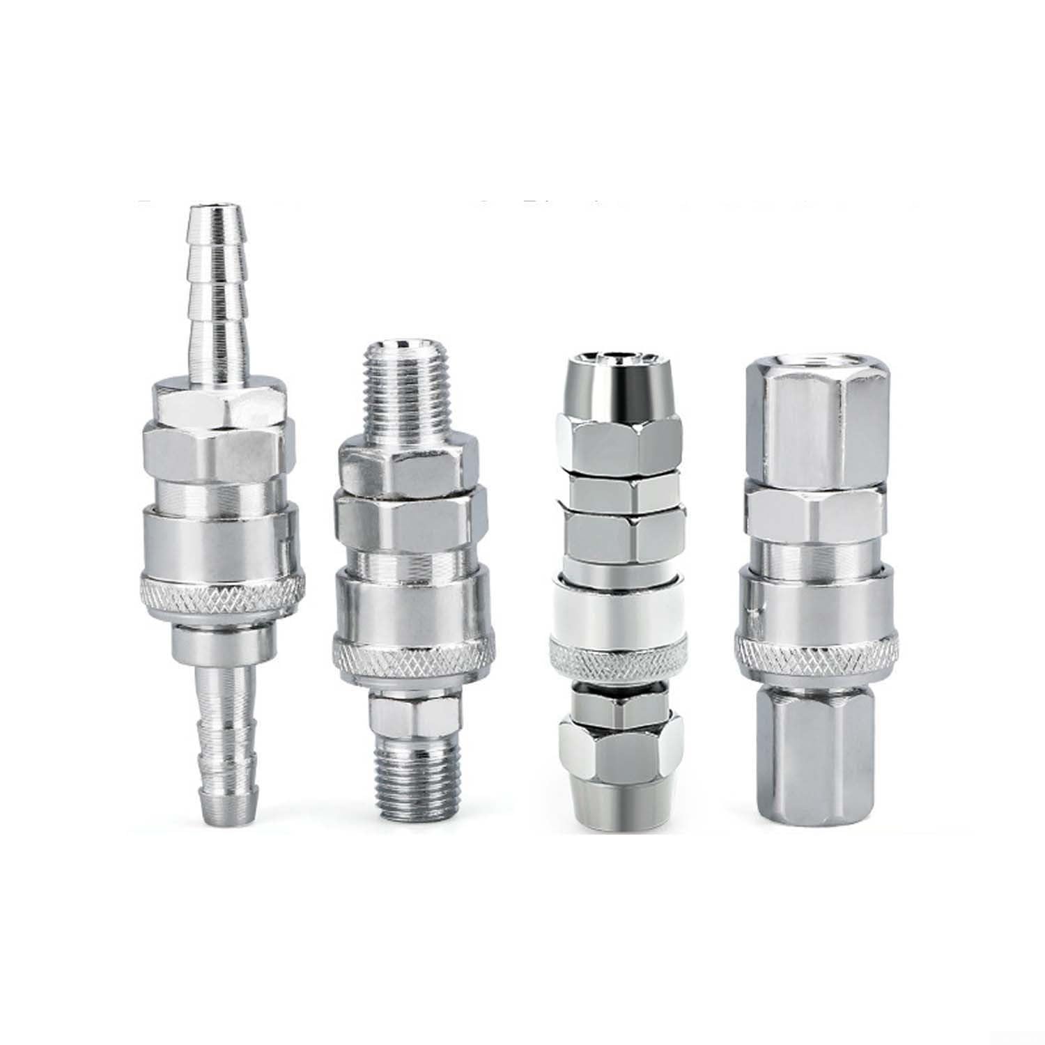 Heat Treated Steel Air Line Hose Fitting Set für Quick Release Coupler