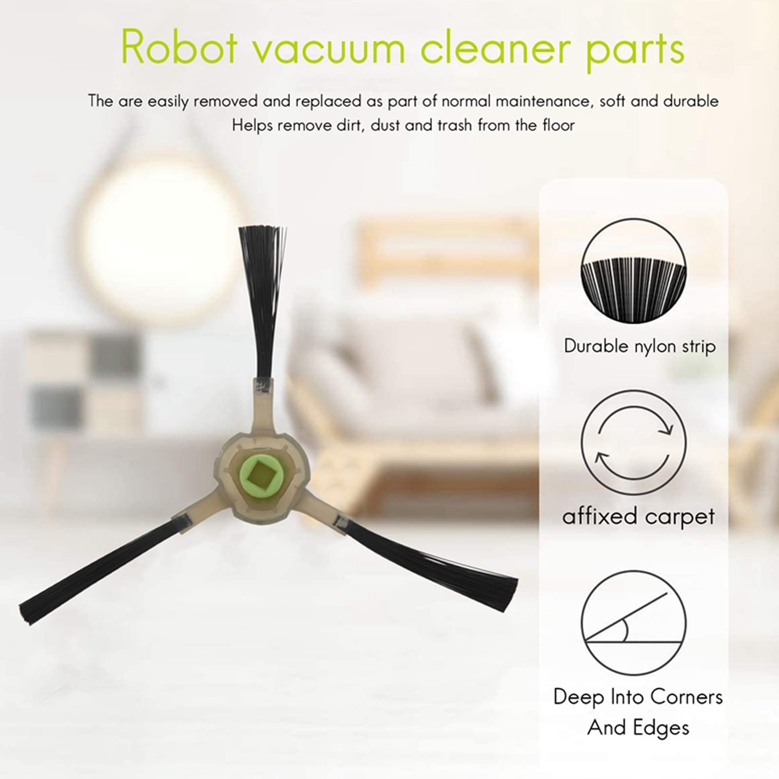 Brosse Compatible Avec-Pièce De Rechange Pour Robot Aspirateur Sol