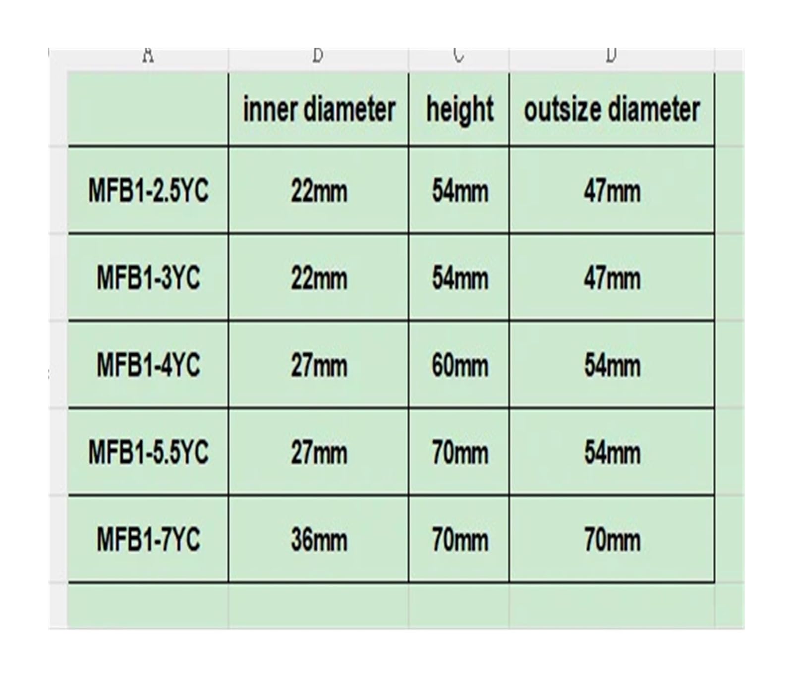 1 Uds válvula solenoide MFB1-2.5YC 5. MFZ1-7YC Bobina electromagnética con núcleo de Cobre 220V 24V(MFZ1-2.5YC DC24V)
