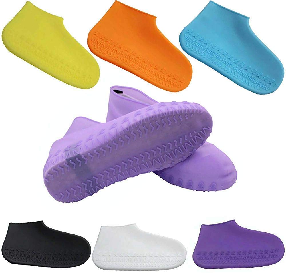 SKICAPRO Waterproof Shoe Covers, Reusable Rain Shoe Covers Waterproof,Non-Slip Durable Silicone Shoe Covers Waterproof for Men and Women.M-SIZE(Multicolor-1 Pis) (B0C4Y627TQ) Amazon Price History, Amazon Price Tracker