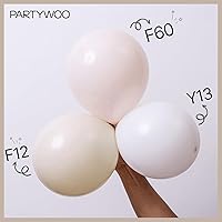 Vista 565 de PartyWoo Nude Balloons 100pcs 12 Inch Apricot Boho Fall Neutral Latex Helium Balloons for Graduation Wedding Anniversary Birthday Boy Baby Shower