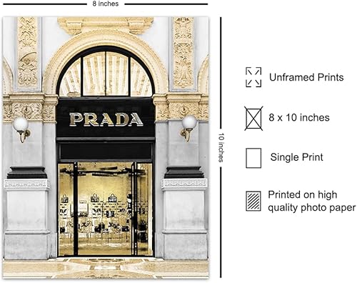 Miniatura 2 de Photo of Prada Store - Glam Living Room Decor - Luxury Wall Decor - Designer Wall Decoration - Fashion Art - Glamour Art - High Fashion -