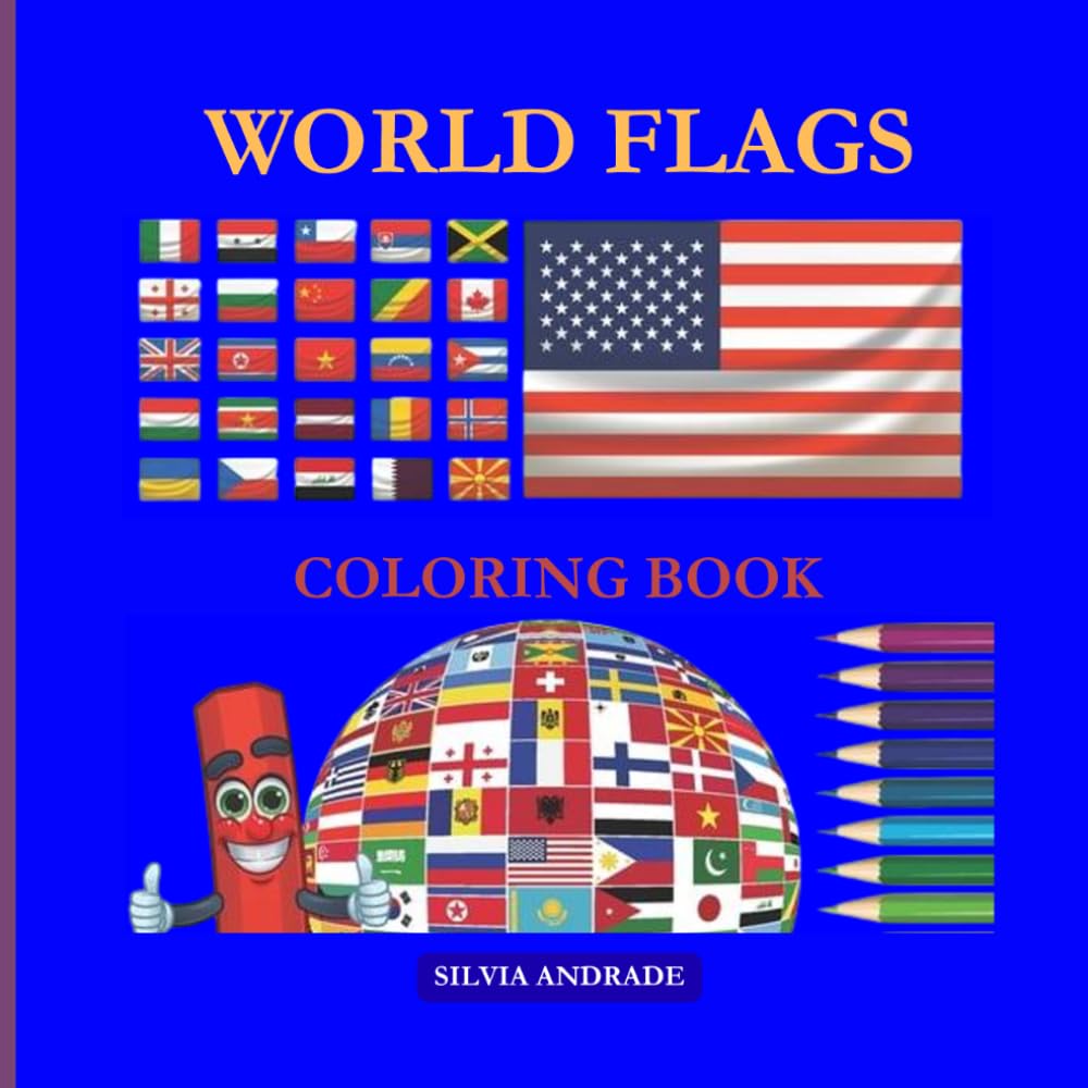 WORLD FLAGS: COLORING BOOK