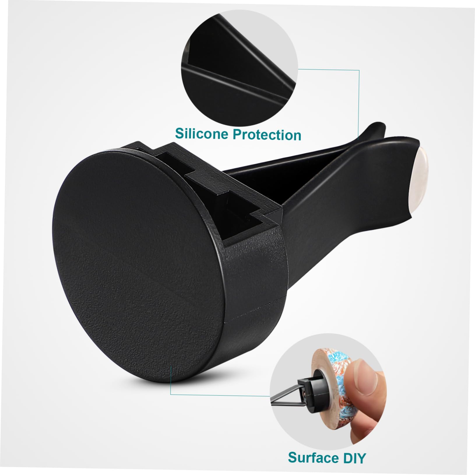 Abaodam 100 Clip Per Bocchette Di Ventilazione Dell'auto e Clip Di Presa D'aria, Accessori Metallici Per Diffusore Auto, Facili Da Installare, Resistenti, Adatti Per Auto e Ambienti Domestici