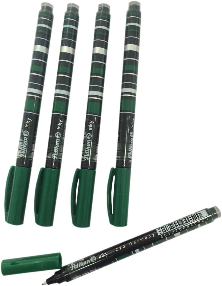 Pelikan Inky Ink Pen Green (Pack of 5)