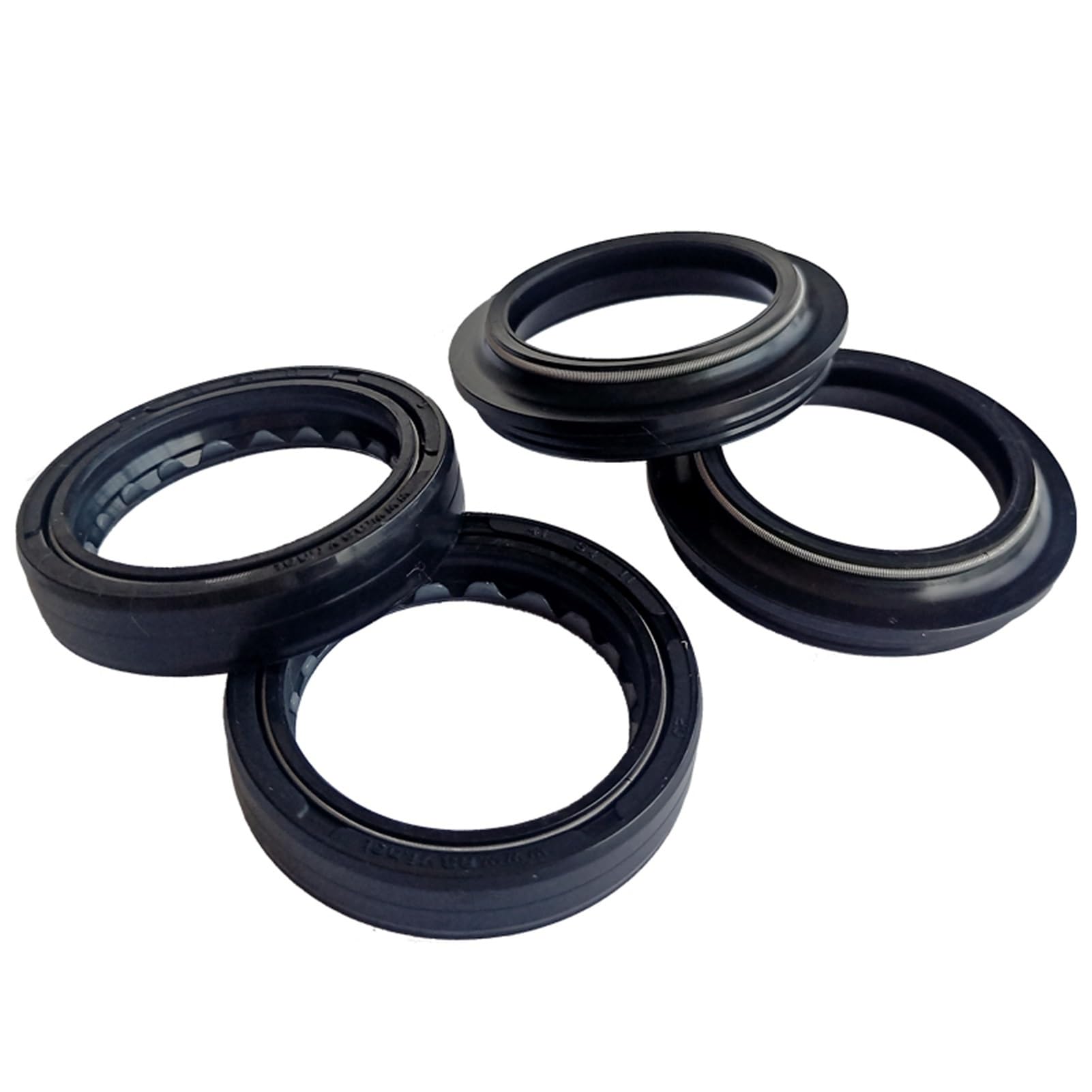 GCLANXI 37x50x11 37 * 50 Front Shock Fork Damper Shaft Oil Seal 37 50 Dust Cover For HONDA CBR250R CBX CBR 250 RR CBX250 Twister 2001-2017(2pc Seal 2pc Cover)