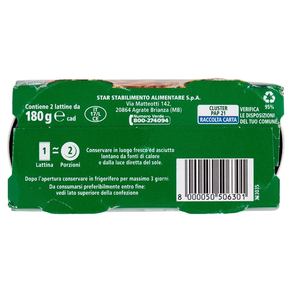 Star Il Mio Gran Ragù Classico – 24 paquetes dobles (2 × 180 g) salsa de carne lista para servir, 100% carne italiana, sabor auténtico, + llavero Beni Culinari gratis
