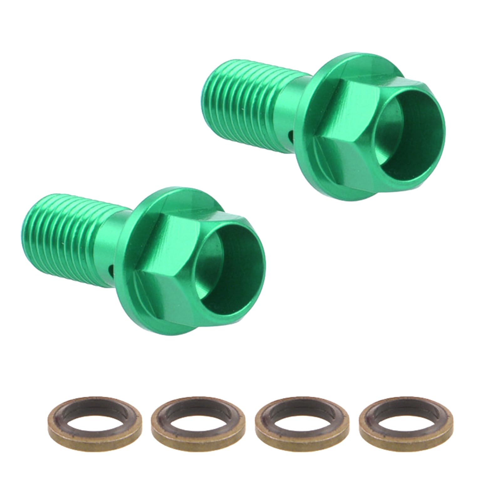 Pwshymi-vis De Purge De Boulon Banjo M10x1.25mm Vis De Purge D'étrier De Matre-cylindre De Frein