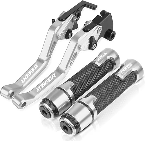 DOUKI Para Yamaha XT660 XT660R XT660X 2004-2016 Palancas de embrague de freno corto para motocicleta, embrague, empuñaduras, agarraderas, extremos