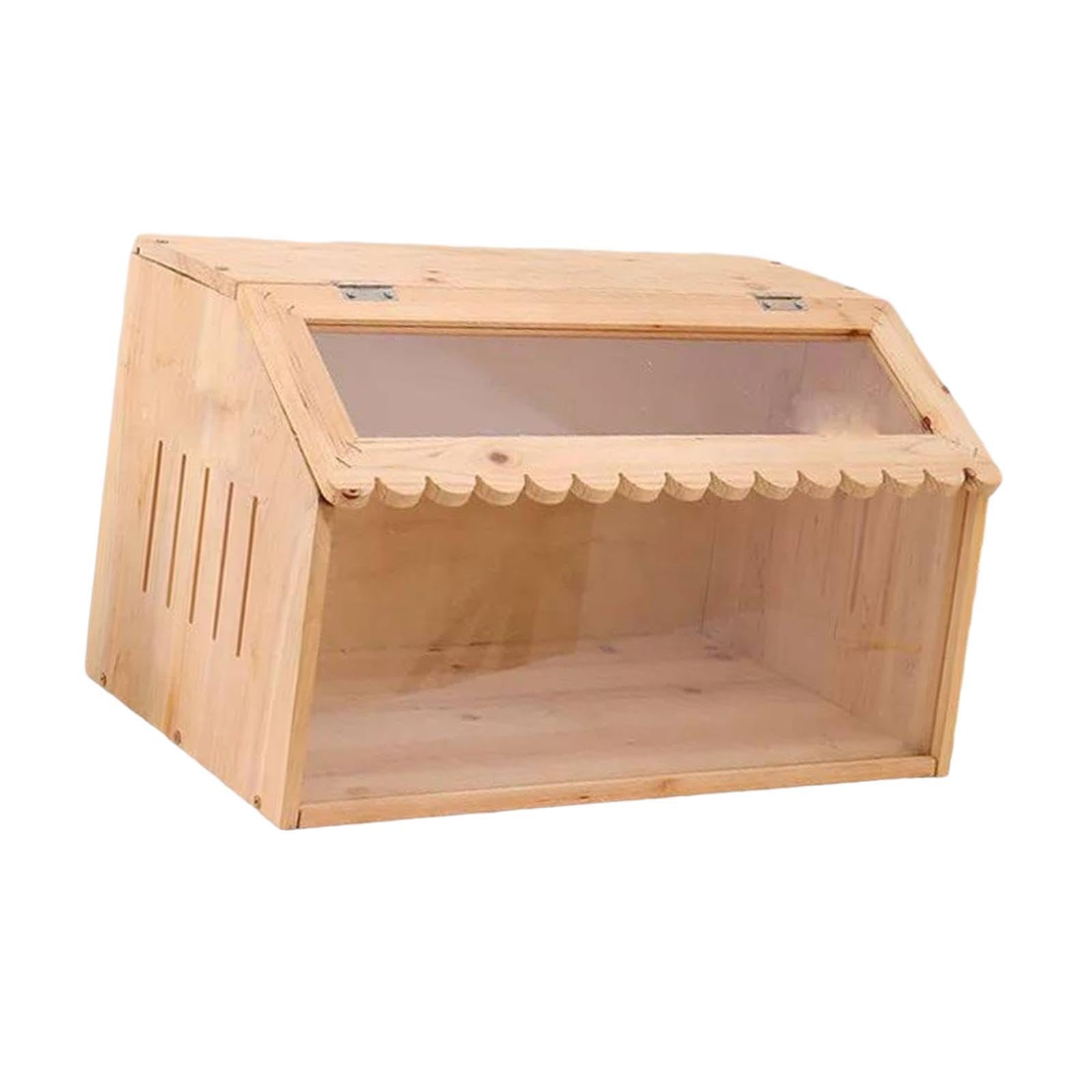 B Baosity Caja Criadora de Pollos Caja Criadora de para Codornices Corral para Pequeños Animales Madera Duradera Adecuada para Mascotas, 50x30x30cm
