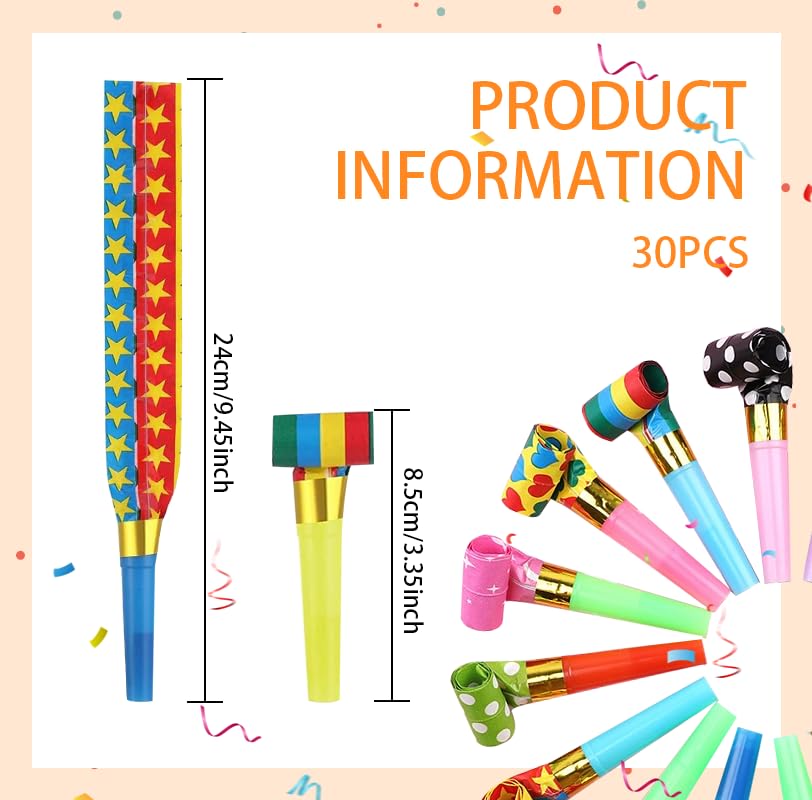 Yiyifor 10 Pièces Sifflets Enfant En Bois - Jouets Anniversaire Fêtes Couleurs Aléatoires