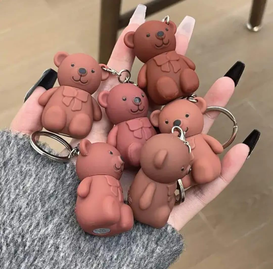 Keychain Teddy Bear Lipstick (Pack of 6)-picture-52