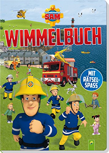 Preisvergleich Produktbild Feuerwehrmann Sam Wimmelbuch: Mit Rätselspaß