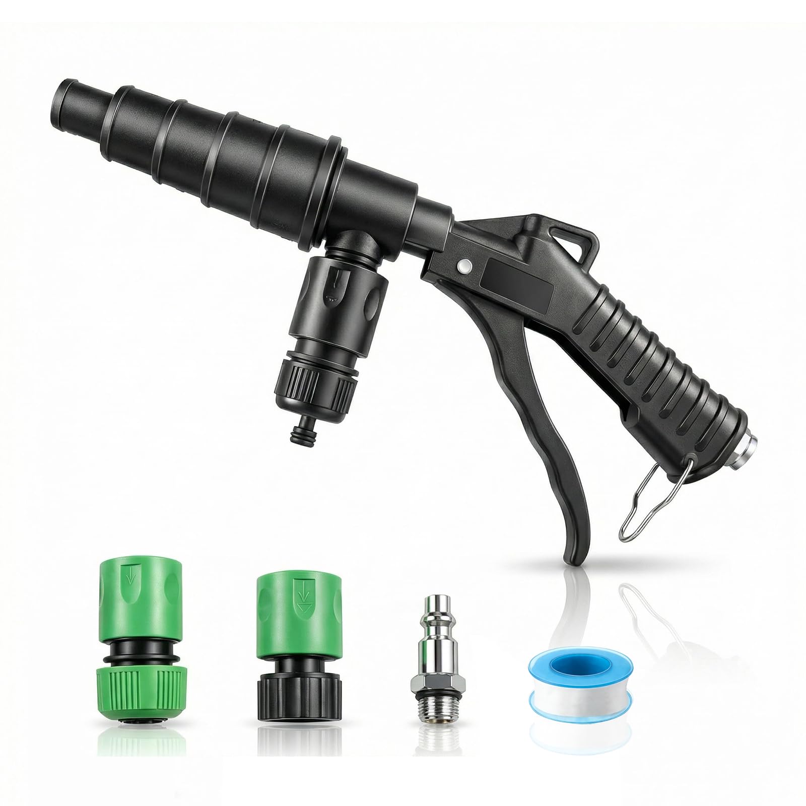 Coolant Flush Gun Lever Action Heater Core Flush Kit Coolant Flush Kit for Automotive Coolant Flush Air and