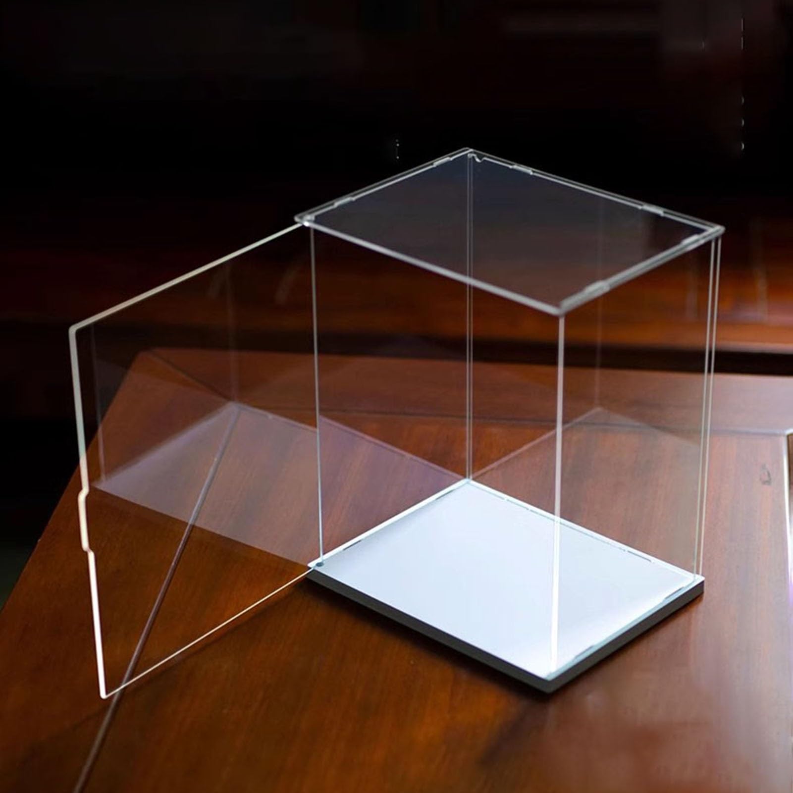 Acryl Vitrine 100 150 200 250 300 350 400 450 500 Mm Acrylvitrine mit Tür, Vitrine Für Heimwerker und Handwerker, Transparenter Kasten, Alternative Glasvitrine(40x15x60cm/16x6x24in)