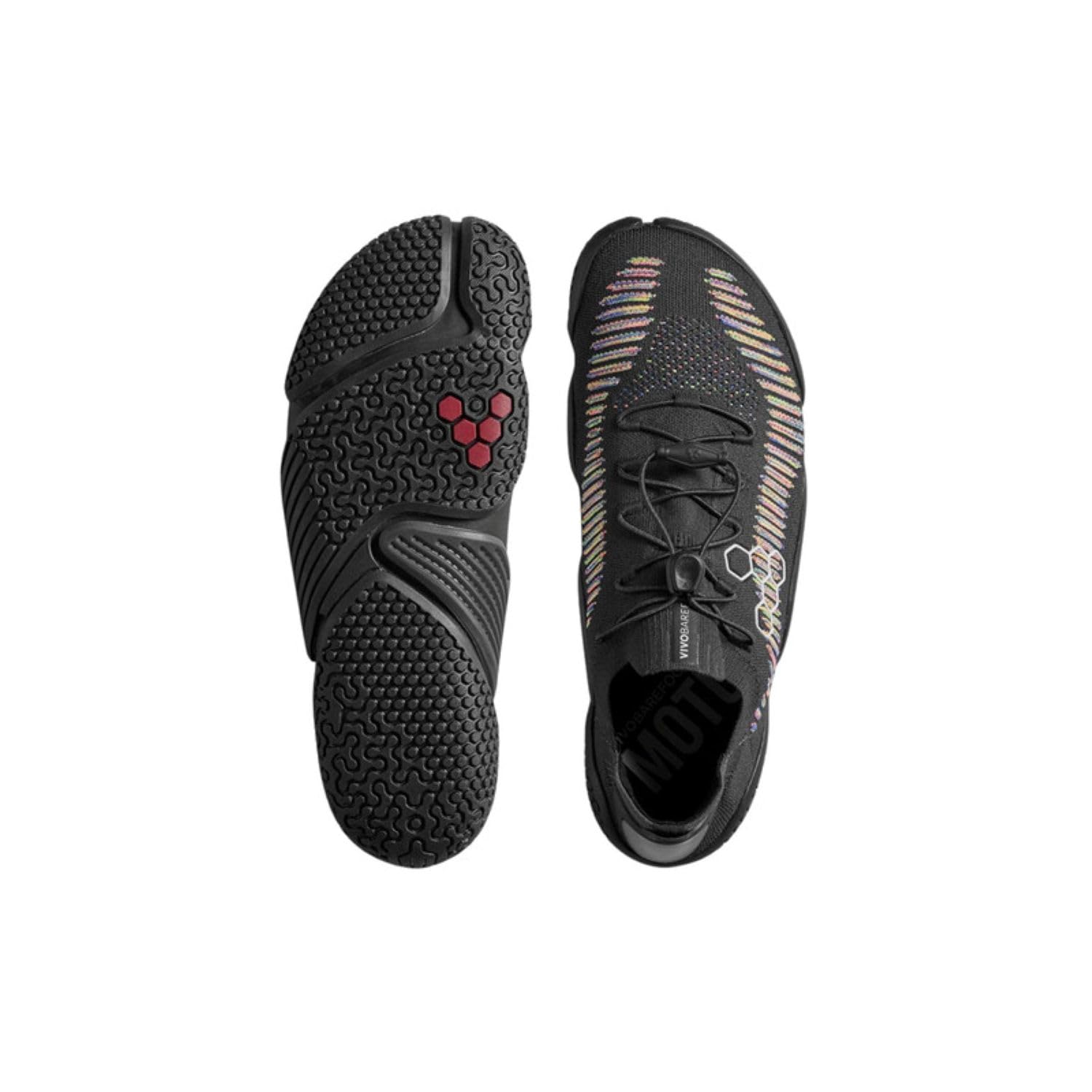 Vivobarefoot Donna M Flex Textile Synthetic White Space Dye Formatori