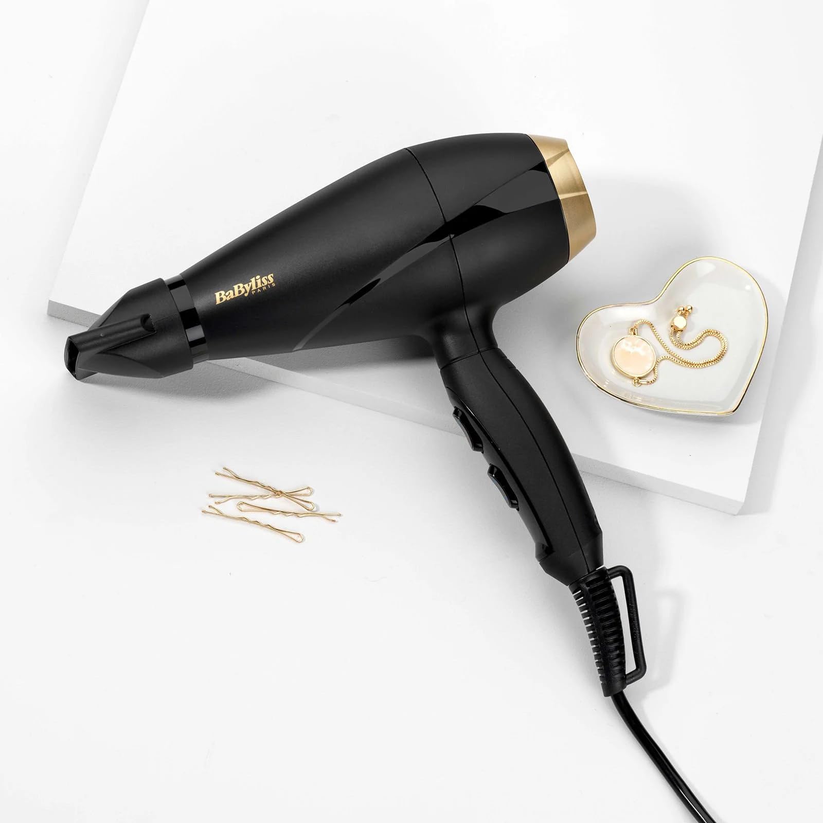 BaByliss 6704E Haartrockner Power Pro 2000, Schwarz, 1 Stück (1er Pack)