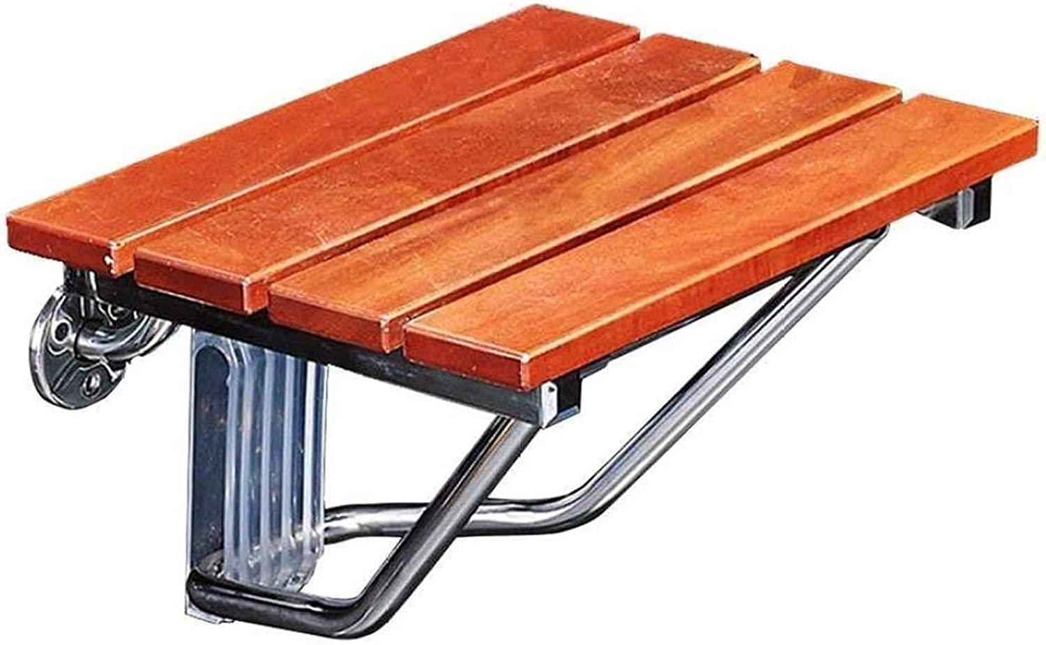 Asiento de Ducha abatible montado en la Pared Taburete for Asiento de Ducha, Taburetes de Ducha Plegables de Pared y Silla Asiento de Ducha Plegable de Madera Montado en la Pared Taburete de Zapatos d