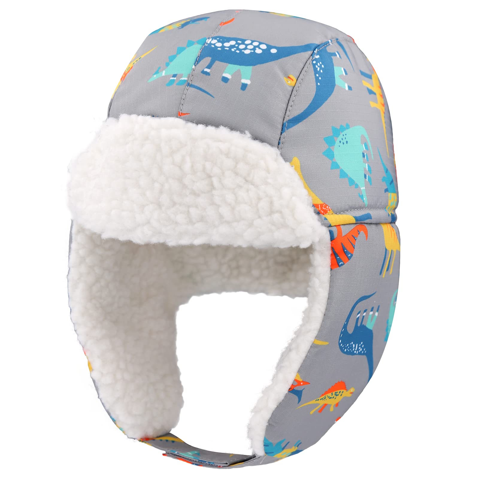 BAVST Winter Trapper Hat for Boys Girls Waterproof Warm Baby Toddler Ushanka Fleece Beanie Hats for 6M-6T