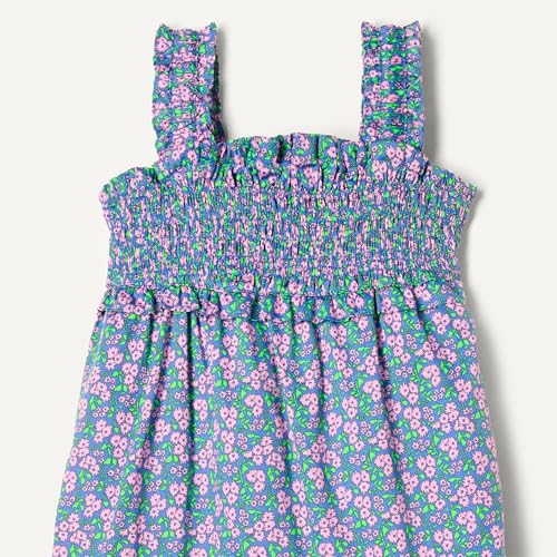 Image of Amazon Essentials Girls and Toddlers' 100% Cotton Smocked Tank Dress
