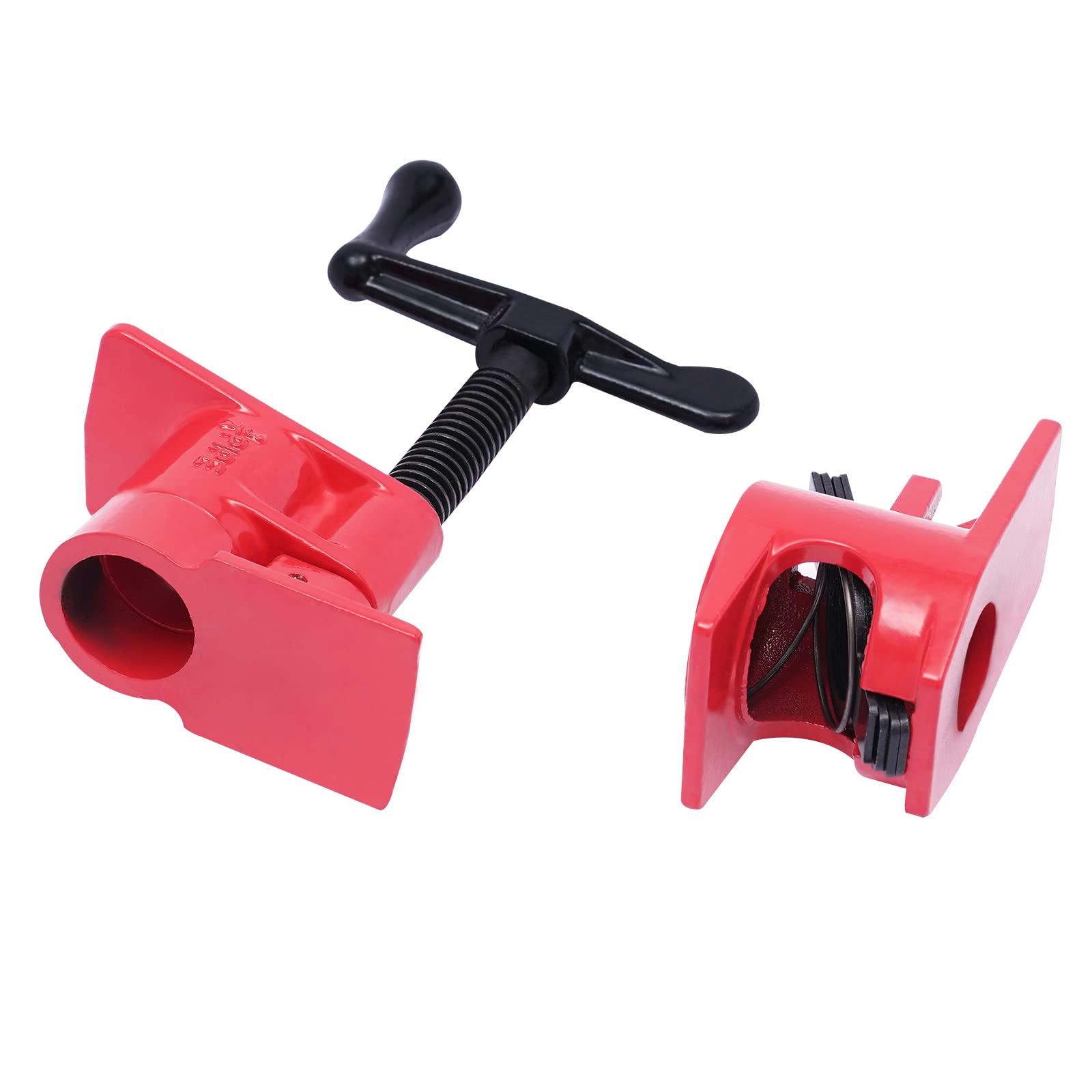 8 abrazaderas de tornillo de tubo de 3/4 pulgadas, 26,5 mm, abrazaderas para cuerpo, abrazaderas de tubo, abrazaderas para carpintería, abrazaderas de liberación rápida, abrazaderas para manualidades,