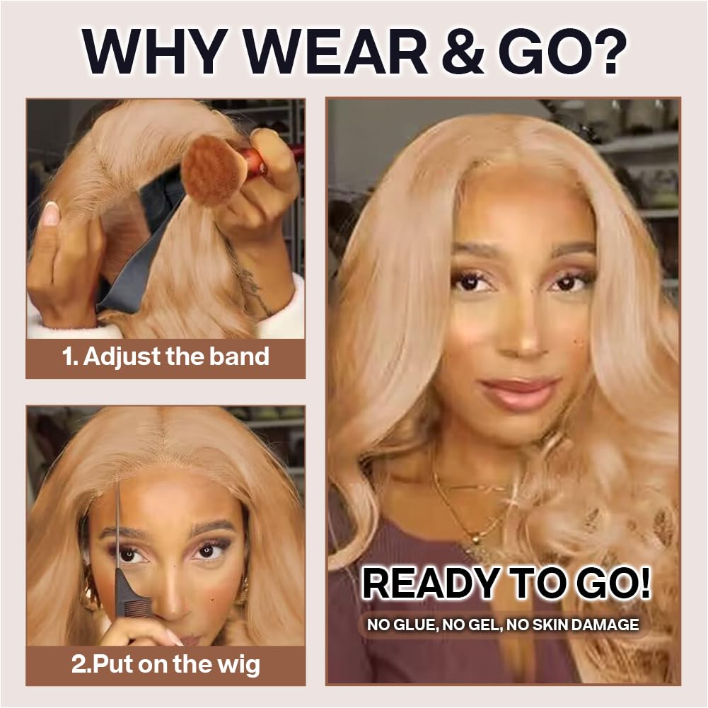 Amazon.com : Ailwelia Wear and Go Glueless Bob Wig Human 