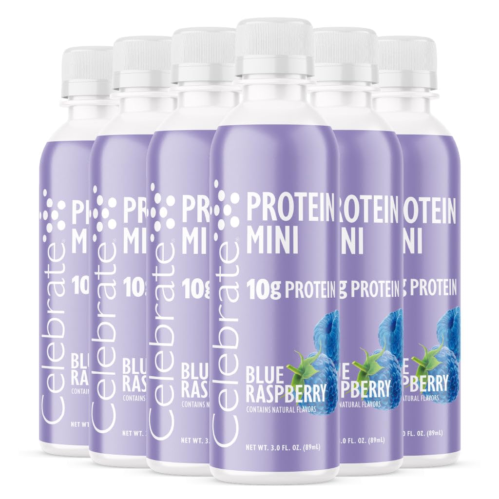 Celebrate Vitamins Collagen Mini Drink Hydrolyzed Collagen Peptides Skin Hair Nails Joint Support 10g Protein Types I III